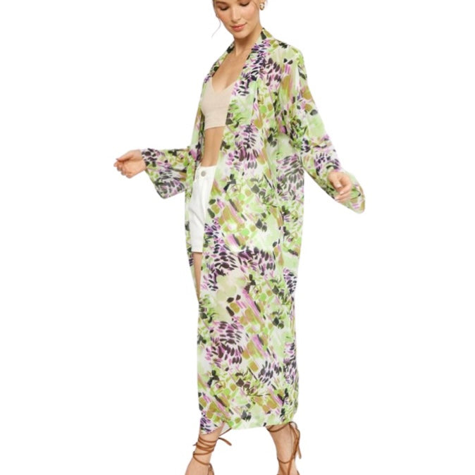 Glamco Boutique  Small / Medium New ! Karlie Open Style Kimono Duster