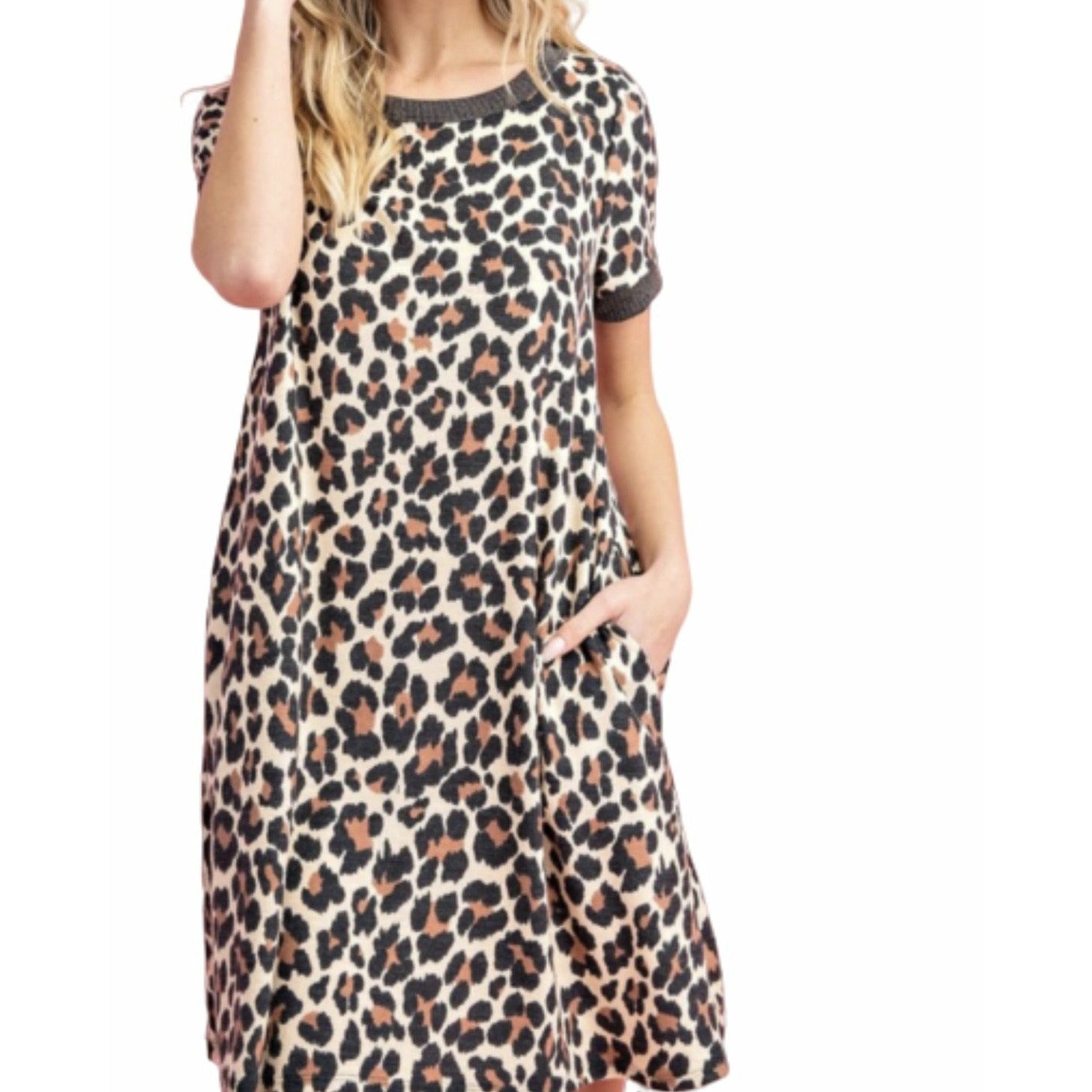 New ! Brigette Cheetah Dress - Glamco Boutique 