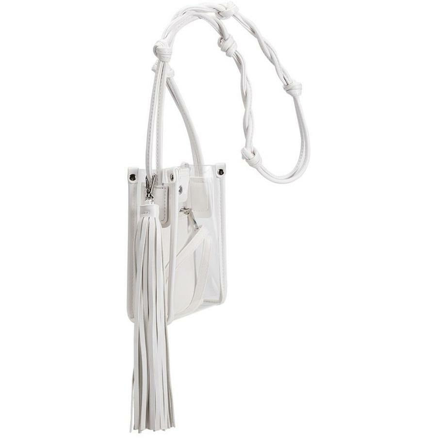 (Sold Out )Kristy Clear White Bag by Melie Bianco - Glamco Boutique 