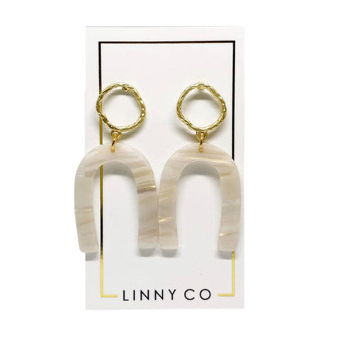 Sold Out ! Something Like Olivia Pearl Earrings by LAW Designs
