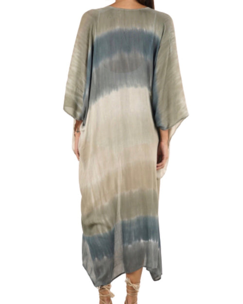 New ! Desert Tie Dye Split Front Kimono - Glamco Boutique 