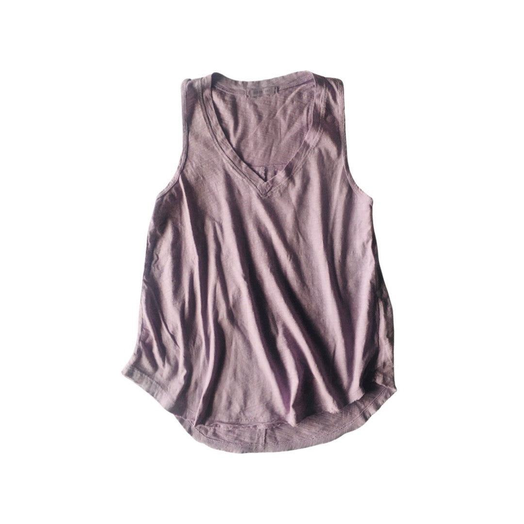 Glamco Boutique  Racer Back Tank Top Anna Racerback Tank Top in Lavender