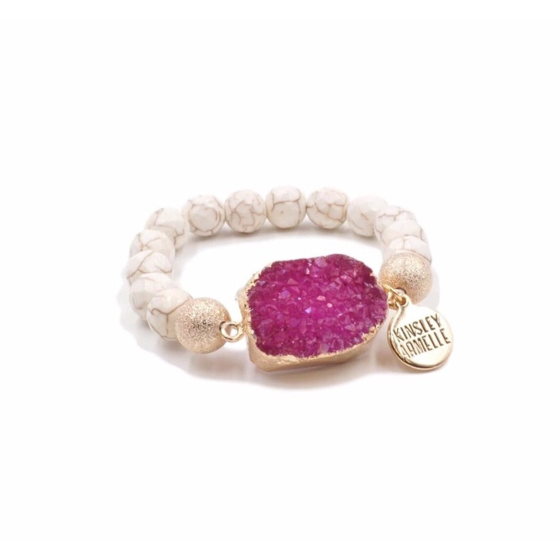 Ragen Jewels Pink Star Crystal Bracelet
