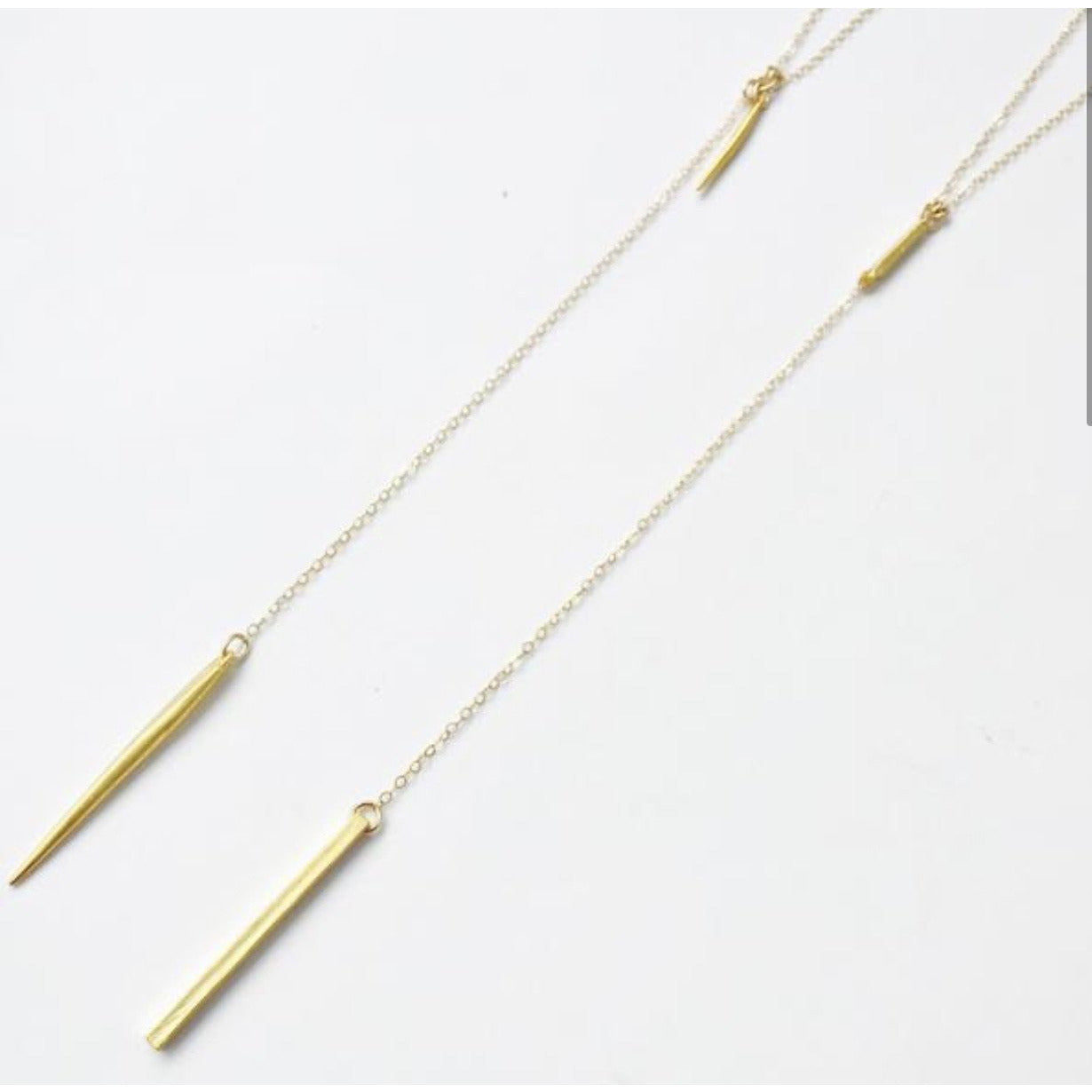 Y Spike Necklace - Glamco Boutique 